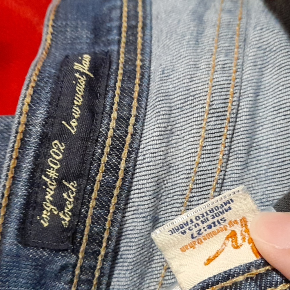 Citizens of Humanity Low Waist Flair Ingrid #002 Medium Wash Denim Jeans - Picture 3 of 12
